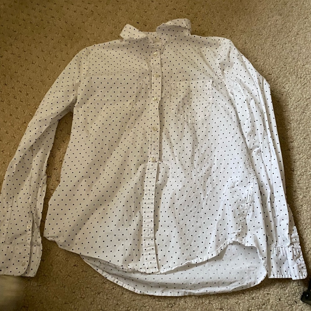 Polka dot women’s dress shirt